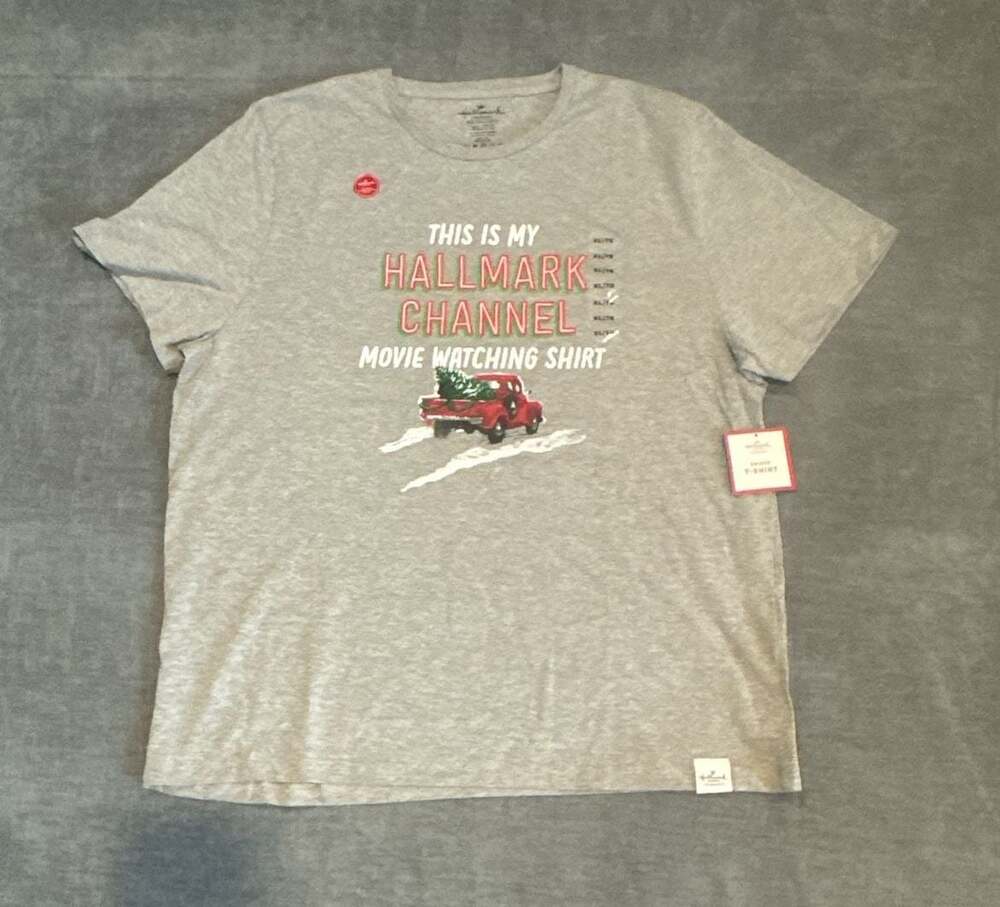 Hallmark Channel This Is My Movie Watching Shirt Unisex Gray T-Shirt